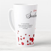 Tasse Latte À mon âme sœur  (Angle gauche)