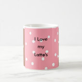 Tasse latte à pois -mug (Centre)