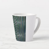 Tasse Latte à rayures (Angle droit)