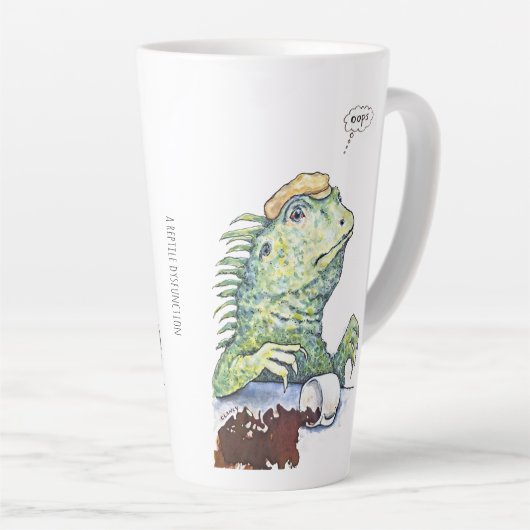 Tasse Latte A Reptile Dysfunction (Angle droit)