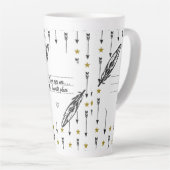 Tasse Latte A Sip of Love and Friendship (Angle droit)