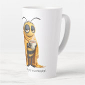 Tasse Latte Abeille à café (Angle droit)
