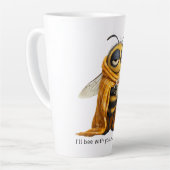 Tasse Latte Abeille à café (Angle gauche)
