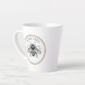 Tasse Latte Abeille à miel (Angle gauche)