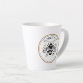 Tasse Latte Abeille à miel (Angle droit)