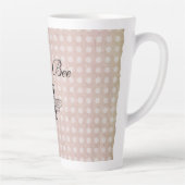 Tasse Latte Abeille de la reine vintage (Droite)
