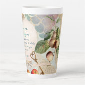Tasse Latte Abide in Me Fruitative Faith Art Journal (Devant)