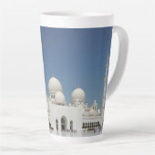 Tasse Latte Abou Dabi UAE Cheikh Zayed architectural Mosquée S (Angle droit)