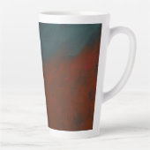 Tasse Latte Abstract 1: reds and blues (Droite)