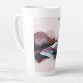 Tasse Latte Abstract Art Design | Modern Minimalist (Angle gauche)