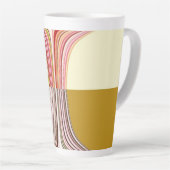 Tasse Latte abstract digital artwork  (Angle droit)