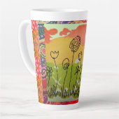 TASSE LATTE ABSTRAIT 7 (Angle gauche)