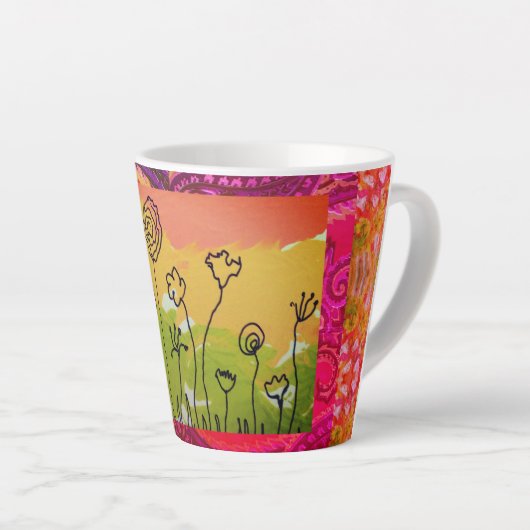 TASSE LATTE ABSTRAIT 7 (Angle droit)