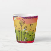 TASSE LATTE ABSTRAIT 7 (Devant)