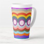 Tasse Latte Abstrait à nouveau (Angle droit)