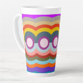 Tasse Latte Abstrait à nouveau (Angle gauche)