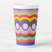 Tasse Latte Abstrait à nouveau (Devant)
