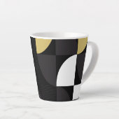 Tasse Latte Abstrait coloré (Angle droit)