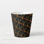 Tasse Latte Abstrait coloré (Devant)