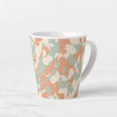 Tasse Latte Abstrait d'automne (Angle droit)