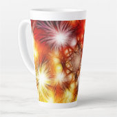 Tasse Latte Abstrait Fireworks Stars Arrière - plan-34944 (Angle gauche)