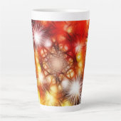 Tasse Latte Abstrait Fireworks Stars Arrière - plan-34944 (Devant)