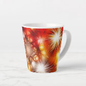 Tasse Latte Abstrait Fireworks Stars Arrière - plan-34944 (Angle droit)