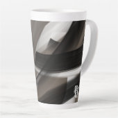 Tasse Latte Abstrait Maison Le doux murmure de Ter (Angle droit)