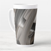 Tasse Latte Abstrait Maison Le doux murmure de Ter (Angle gauche)