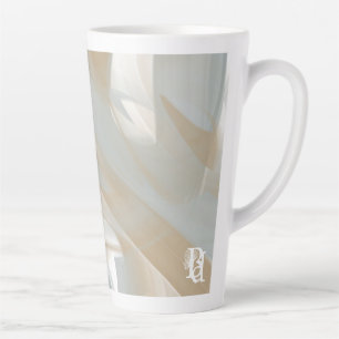 Tasse Latte Abstrait Tendance Maison Tornade Sable