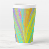 Tasse Latte Abstrait Tropical Summer Fun (Devant)