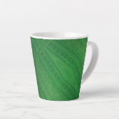 Tasse Latte Acceptation | Motif de Boho écologique (Angle droit)