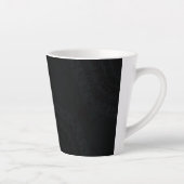 Tasse Latte Acceptation | Texture de saumon noir (Droite)