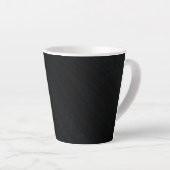 Tasse Latte Acceptation | Texture occulte foncée (Angle droit)