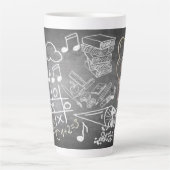 Tasse Latte Accessoires pour l'inscription dans le style table (Devant)