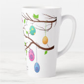 Tasse Latte Accouchement des oeufs de Pâques, branches de l'ar (Droite)