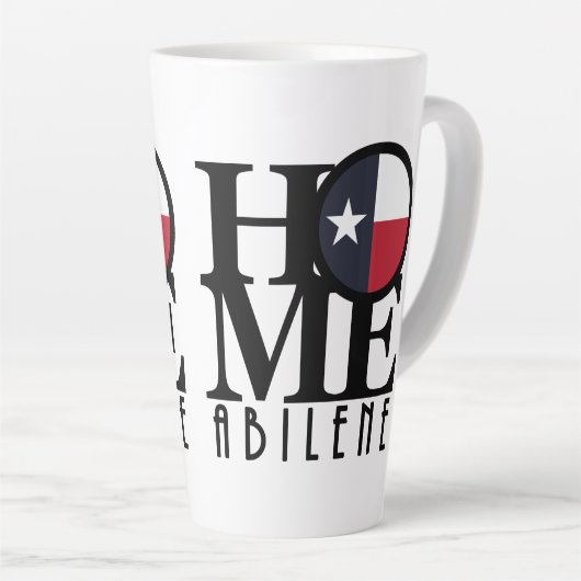 Tasse Latte ACCUEIL Abilene (Angle droit)