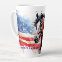 Accueil du Brave Drapeau et Cheval