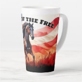 Tasse Latte Accueil du Cheval Libre (Angle droit)