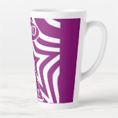Tasse Latte Achempong Dieu est Love Star Profond pourpre (Droite)