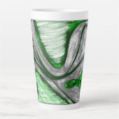 Tasse Latte Acier vert (Devant)