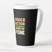 Tasse Latte Acteur vocal (Angle droit)