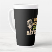 Tasse Latte Acteur vocal (Angle gauche)