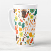 Tasse Latte Action de grâces (Angle gauche)