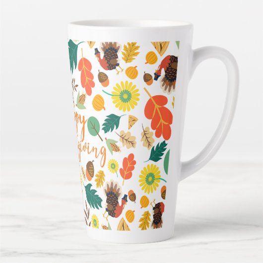 Tasse Latte Action de grâces (Droite)