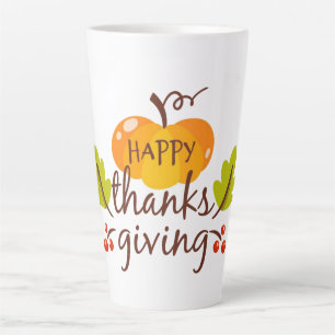 Tasse Latte Action de grâces