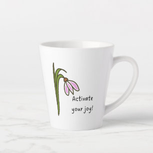 Tasse Latte Activez votre joie !