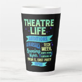 Tasse Latte Actress Nerd Actor Musical Acter Spian (Devant)