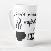 Tasse Latte Addicateurs De Café, Café Amusant, Citation De Caf (Angle gauche)