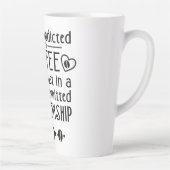 Tasse Latte Addicateurs De Café, Citations Drôle De Café Latte (Droite)